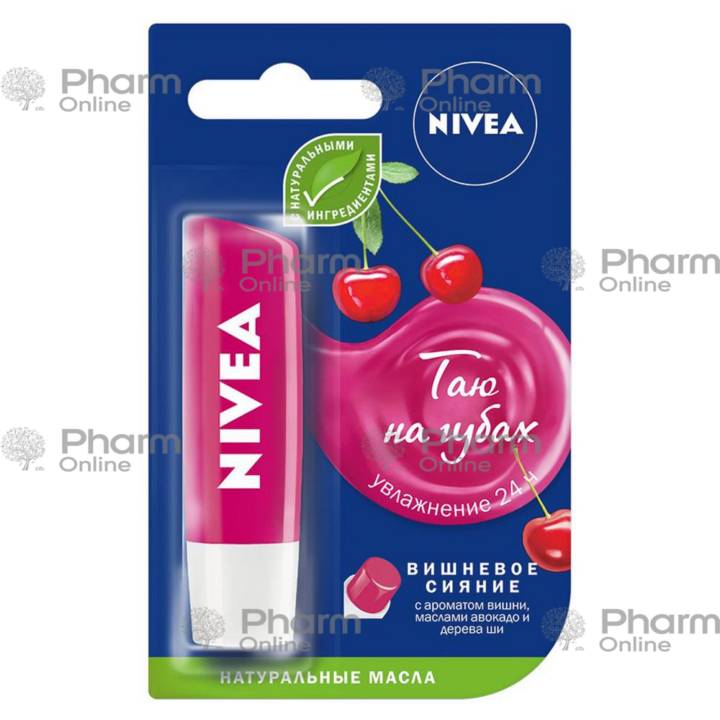 Nivea lipstick for lips Fruity Shine-Cherry (5077)(9812) (Lipstick) (İkarov) (Germany)