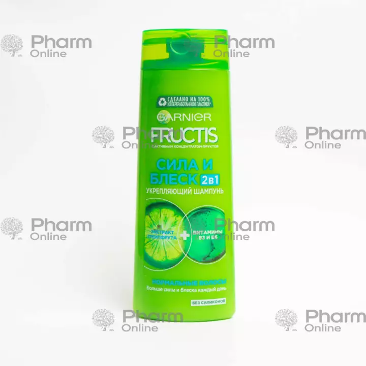 Garnier Fructis şampunu güc və parlaqlıq (6917)(0821) 400 ml (Şampun) (İkarov) (Fransa)¶Посмотреть д