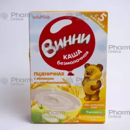 Uşaq qidası Vinnie sıyıq 5 aylıq. südsüz, almalı buğda 200 qr