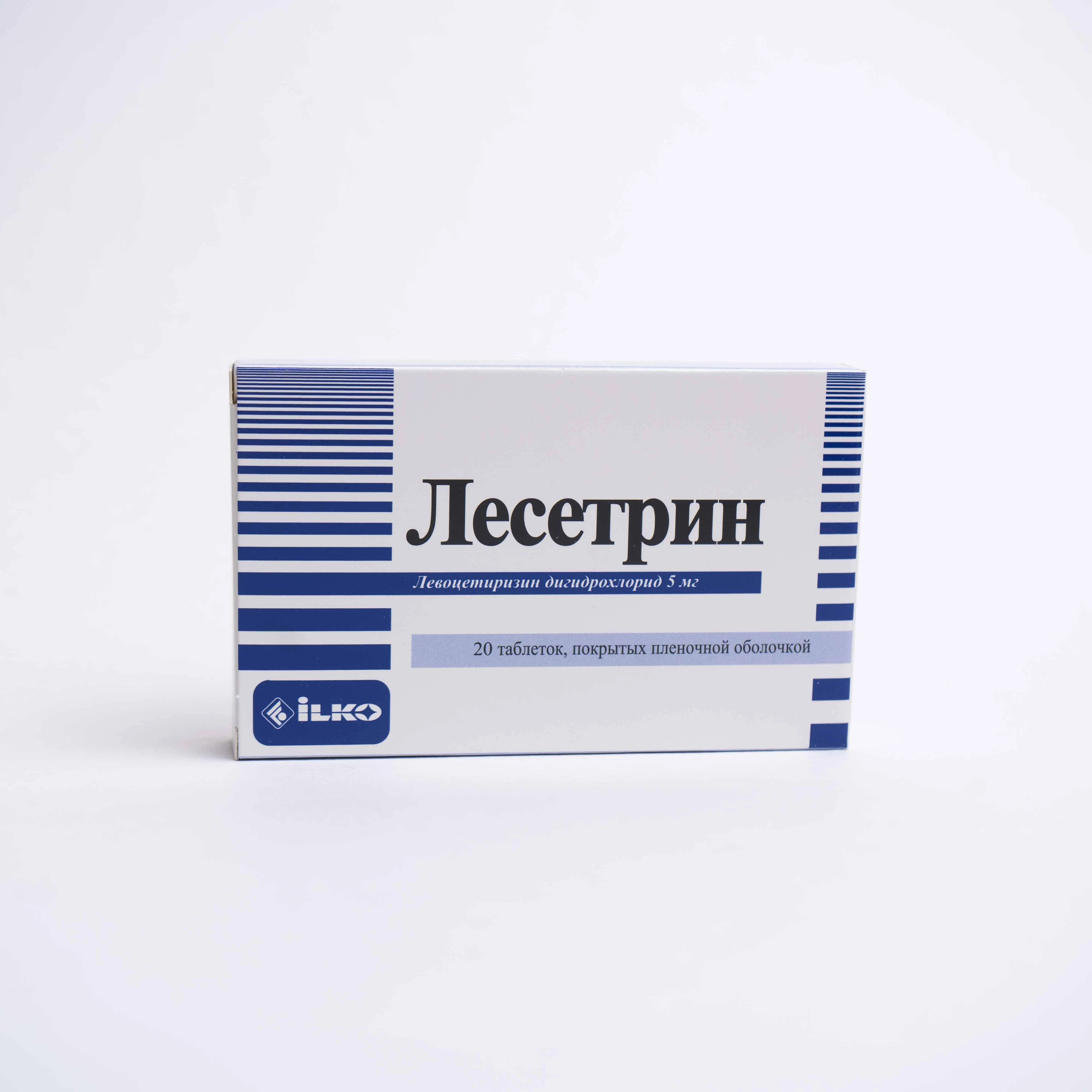 Lesetrin, lecetrin tablet 5 mg № 20 (Pills)  (Turkey)