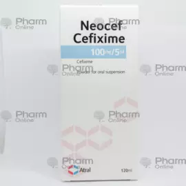 Neosef (Cefiksim) 100mq/5ml 120ml (Şərbət) (Claus Marsh) (Portuqaliya)(***)