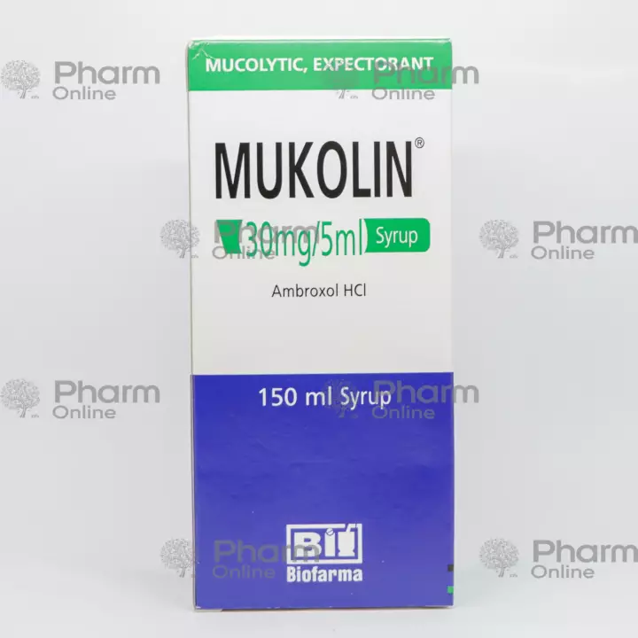 Mucolin 30mg / 5ml 150 ml (Syrup) (Biofarma Ilac San. ve Tic. A.S.) (Turkey)