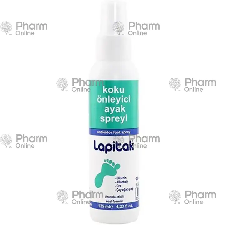 Lapitak qoxu önləyici  ayaq spreyi 125ml (5785)