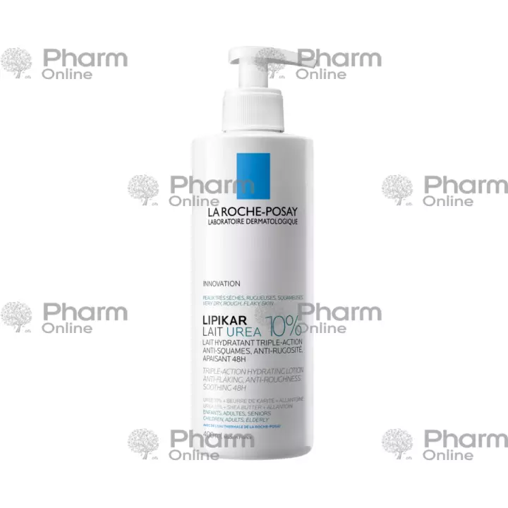 Ла-Рош Посай ''Липикар" lait body milk urea 10%  400 мл