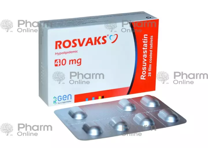 Rosvaks 40 mg №28 (Tablet) (GEN ILAC və Sağlıq Ürünlleri A S) (Türkiyə)