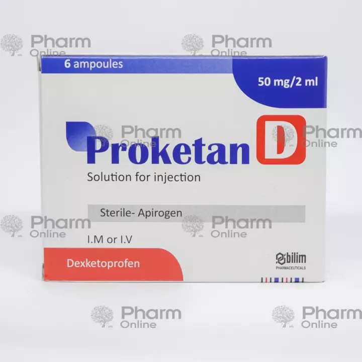 Proketane D 50 mg 2 ml № 6 ampules -