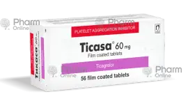 Тикаса 60 мг № 56 (Таблетки) (Nobel Farma Ilac San. ve Ticaret A.S.) (Турция)
