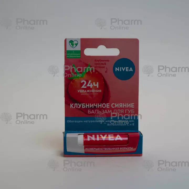 Nivea lipstick for lips Fruity Shine-Strawberry (5083)(9904) (Lipstick) (İkarov) (Germany)