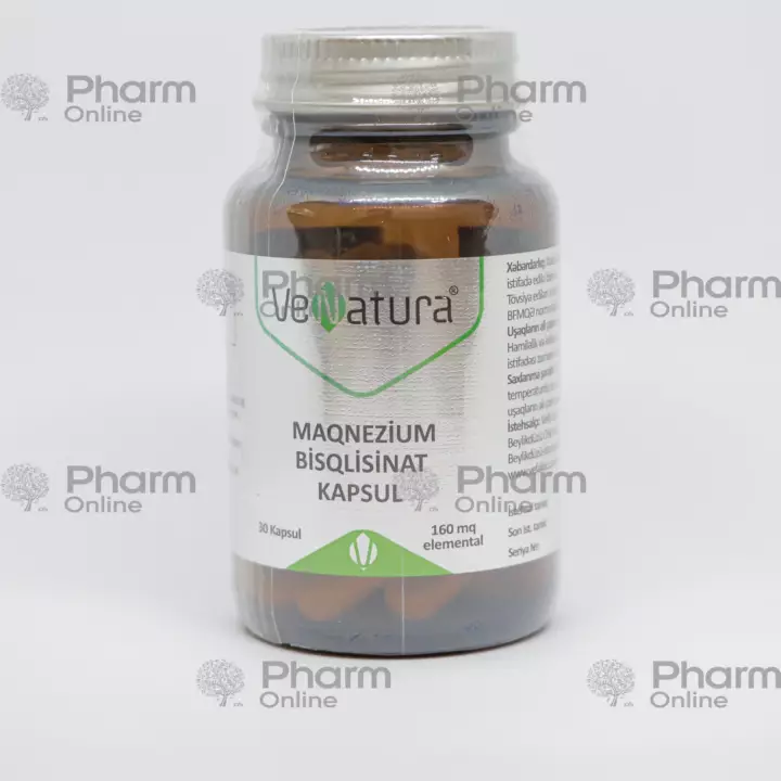 Venatura bisglisinate (Dəmir + vitamin-C) № 90 (Kapsulalar) (Vefa İlaç Sanayi ve Ticaret Ltd Şti)