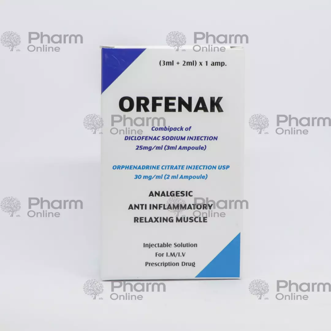 Orfenac (3 ml + 2 ml) № 1 (Ampoules) (RADİANT PARENTERALS LTD,) (India)