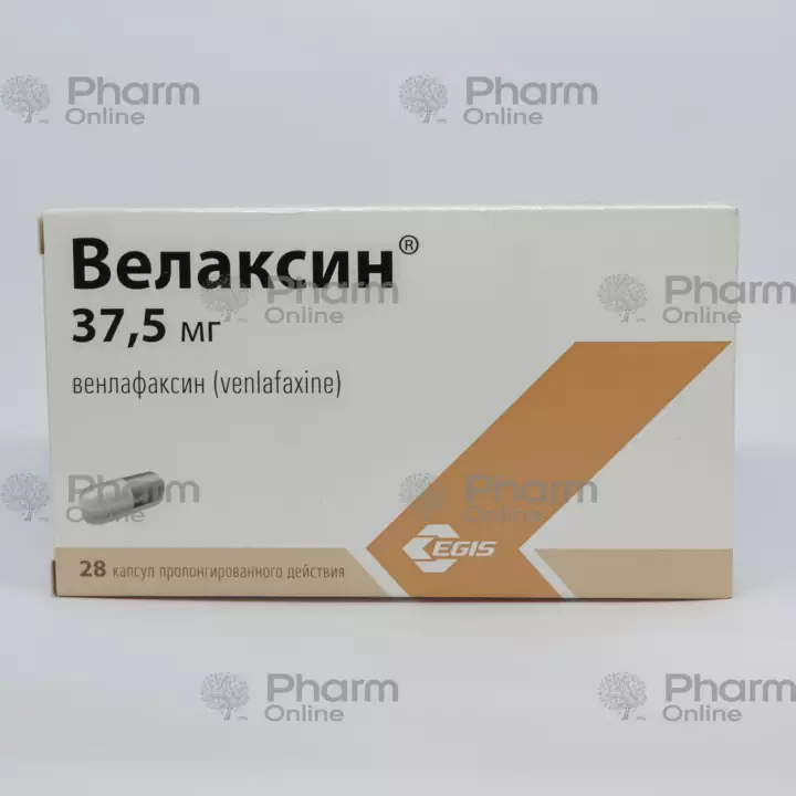 Velaksin prolongid 37,5 mq № 28 (Kapsulalar) (Egis) (Macarıstan)