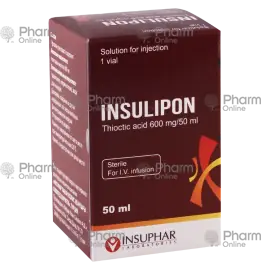 Insulipon 600 mg 50 ml №1 (Məhlul) (Mefar İlaç Sanayi A.S) (Türkiyə)