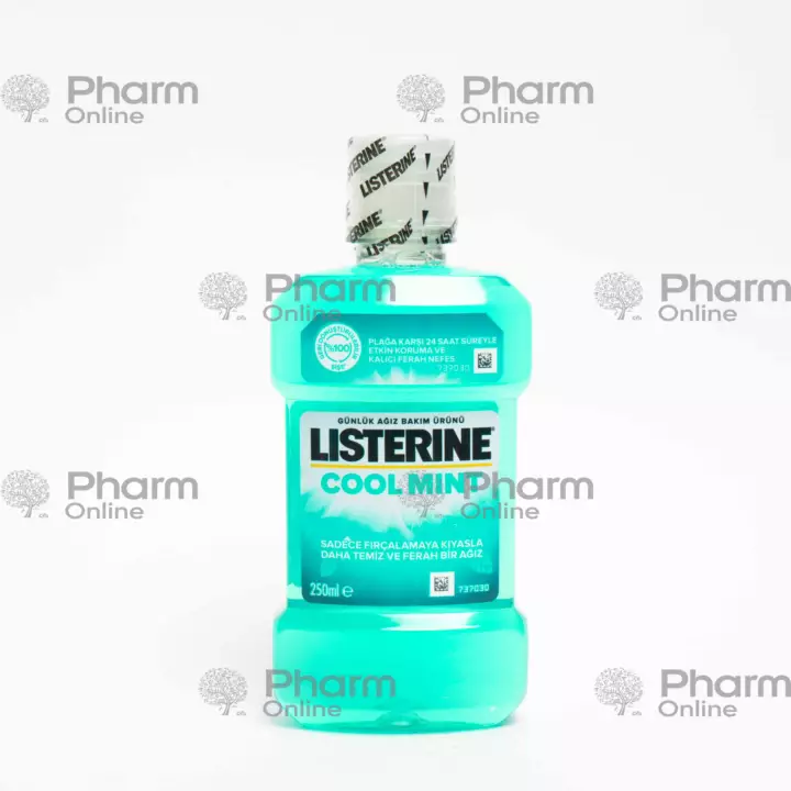 Diş qarqarası "Listerine" - nanə (sərin nanə)(6610)(7413) 250 (gigiyena vasitələri) (Tunar2020)