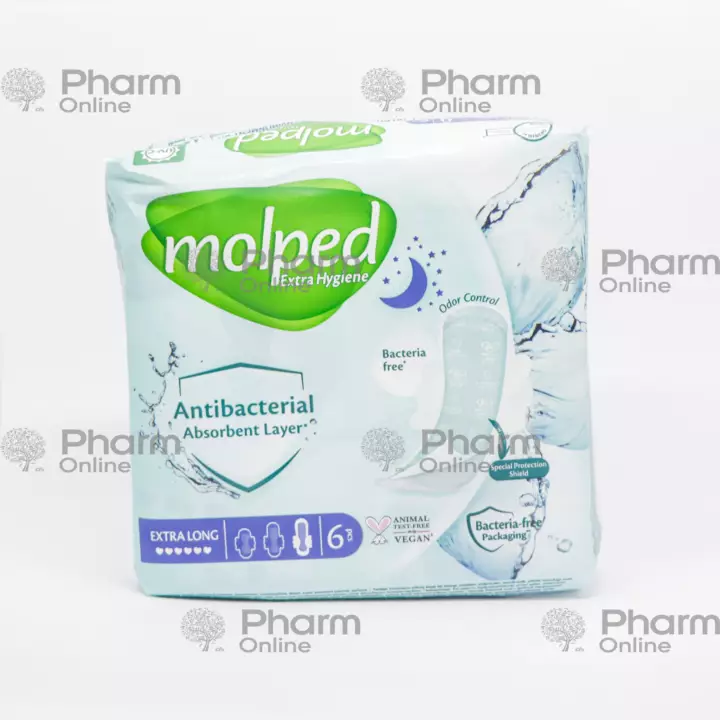 Qadın bezi  Molped antibakterial ekstra uzun (9509) № 6 (Kosmetika) (<>) (Türkiyə)