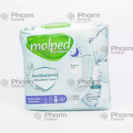Gaskets Molped antibacterial extra long (9509) № 6 (Cosmetics) (<>) (Turkey)