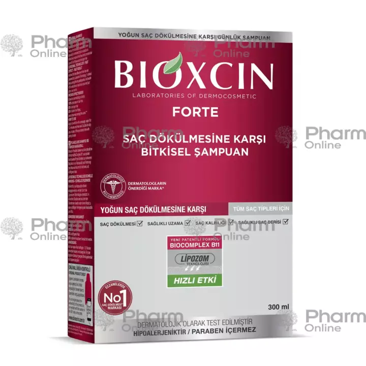 Bioxin Forte Şampunu (Bitki mənşəli) İntensiv Saç Tökülməsi üçün (1755) 300 ml