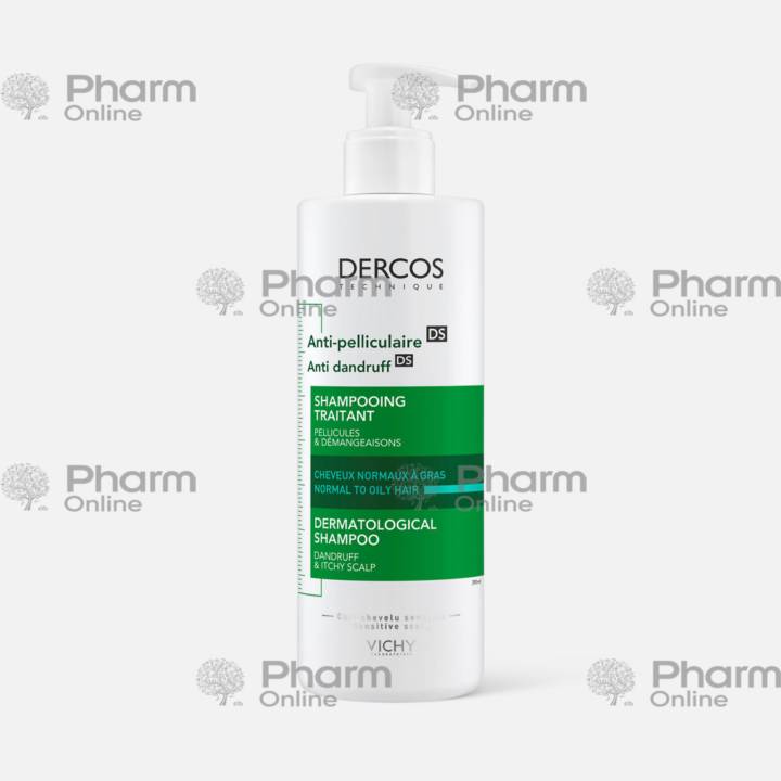 VICHY  "Derkos" Kəpəyə Qarşı Yağlı saçlar üçün 390 ml (Şampun)