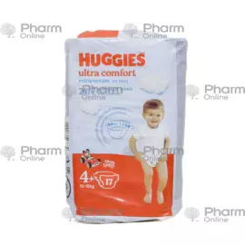 Uşaq bezi Huggies-4+ 10-16kq ultra komfortlu oglanlar ucun № 17