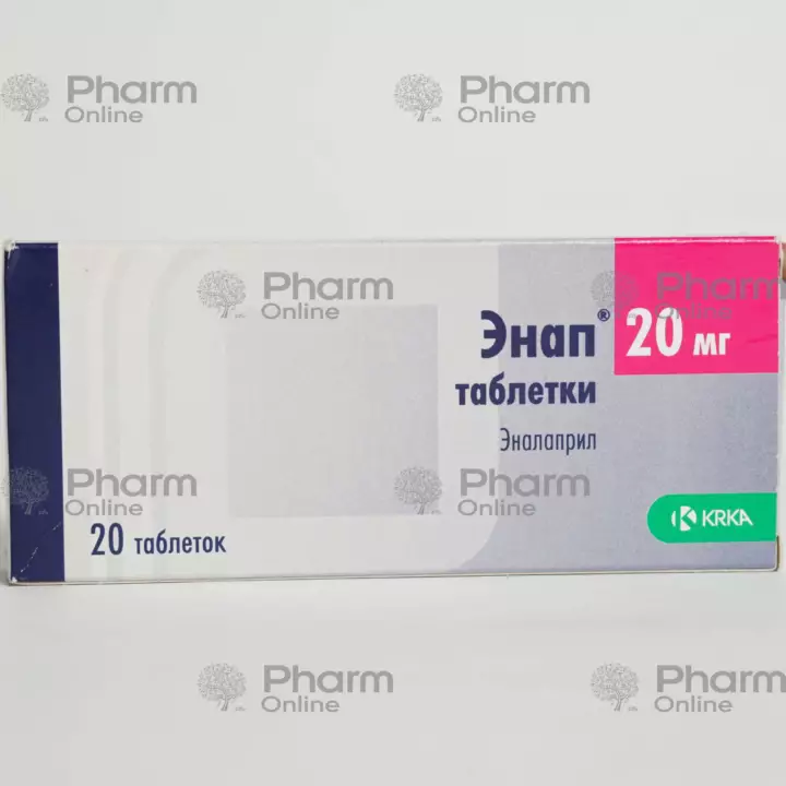 Enap 20 mg No. 20 (Tablets) (KRKA) (Slovenia)