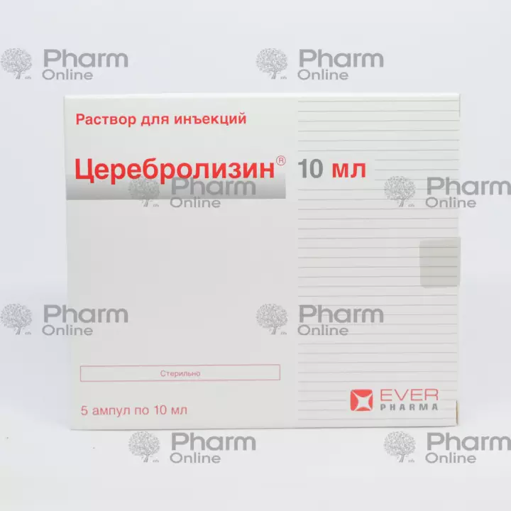 Serebrolizin 10 ml № 5 (Ampulalar) (Ebeve) (Avstriya)