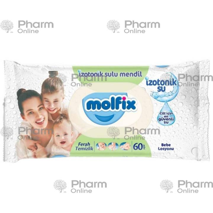 Nəm salfetlər Molfix (5100) № 60 (Türkiyə)
