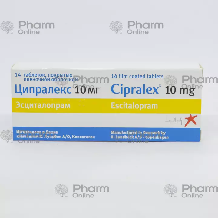 Cipralex 10 mg No. 14 (Tablets) (Lundbek) (Denmark)