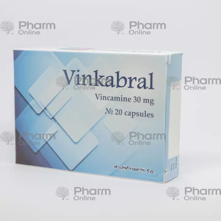 Vinkabral 30 mg № 20 (Kapsulalar) (Rompharm Company S.R.L.) (Rumıniya)