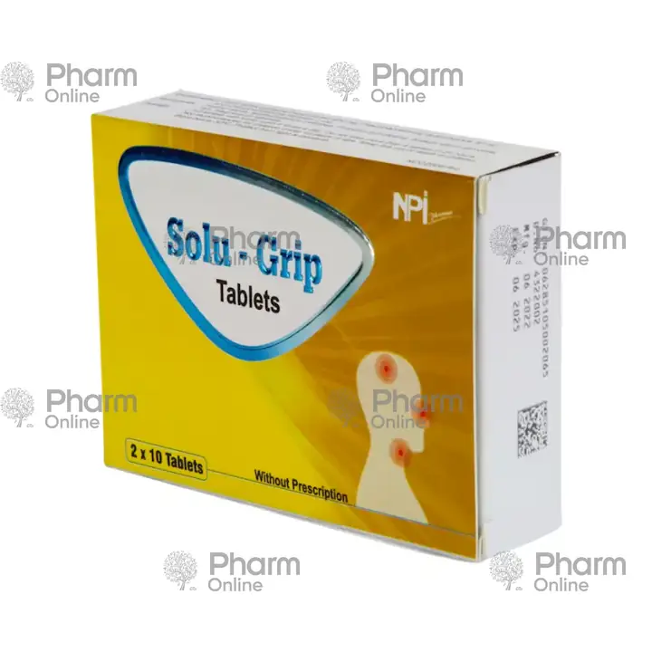 Солу-Грип (500 + 2 + 30) mq № 20 (Таблетки) (National Pharmaceuticals Industries Co.) (Саудовская-Ар