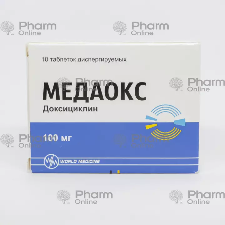 Медаокс 100 мг № 10 (Таблетки) (VÖRLD MEDİSİN İLAÇ SAN VE TİC AŞ, ) (Турция)