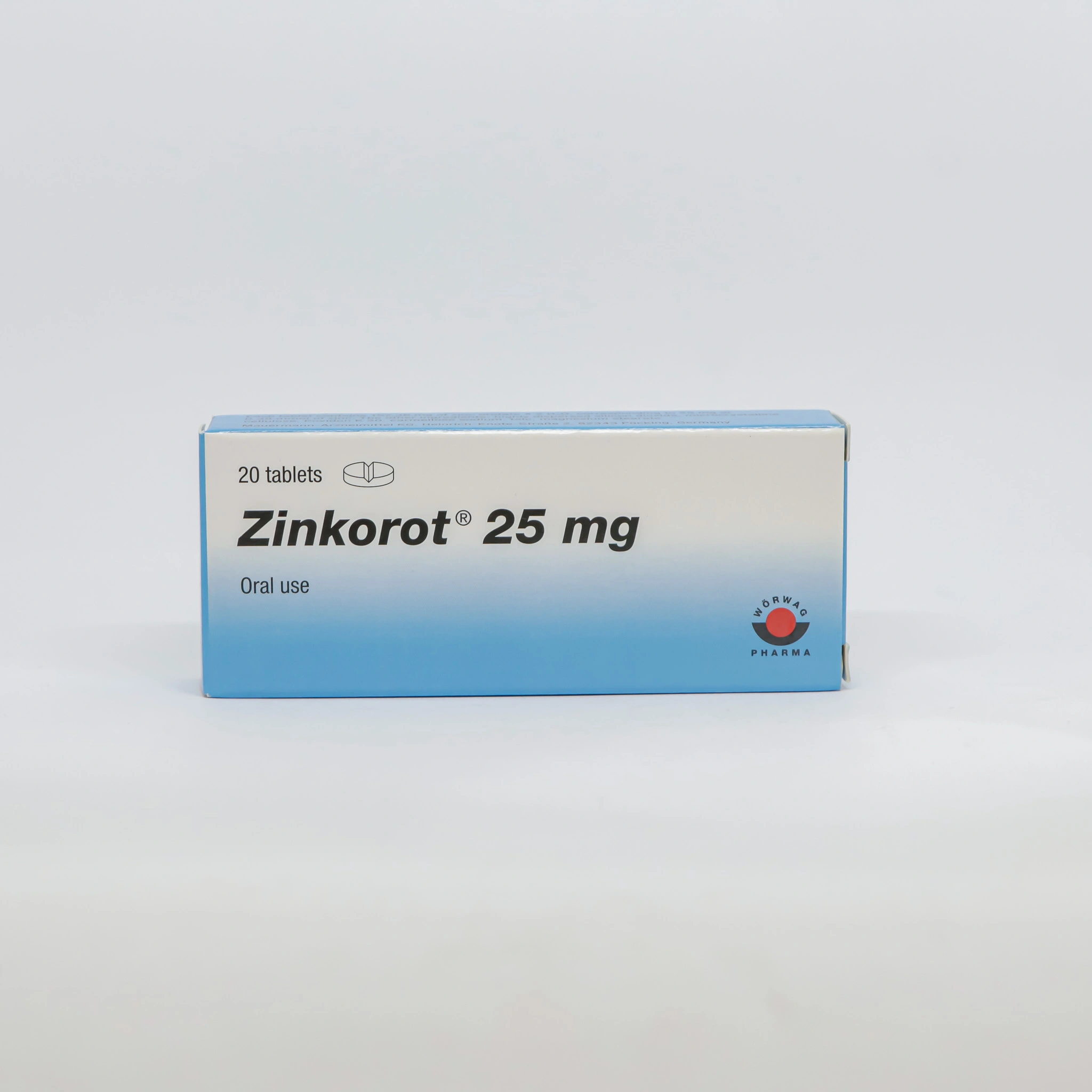 Zincorot 25 mg № 20 (Tablets) (Germany)