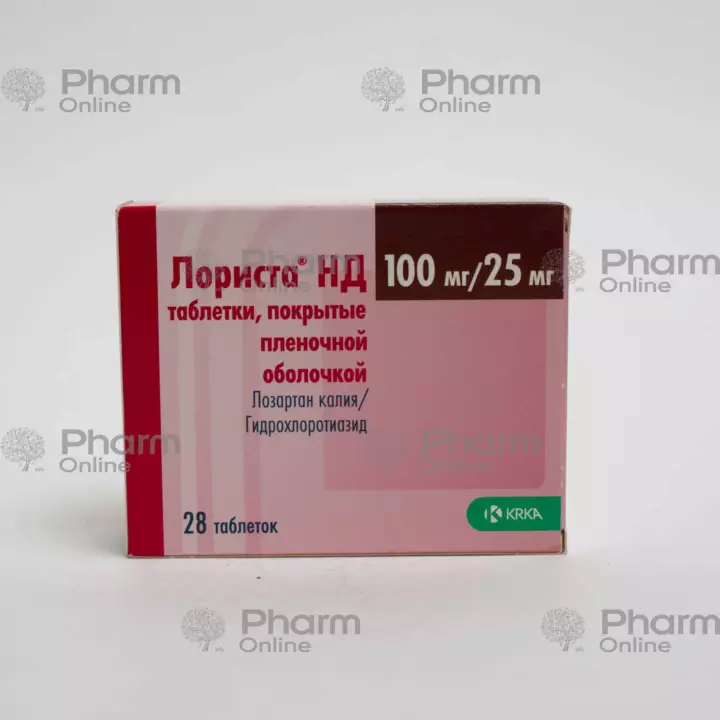 Lorista HD 100 mg/25 mg № 28 (Tablets) (KRKA) (Slovenia)