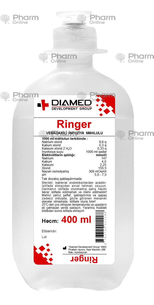 Ringer 400 ml (Məhlul)