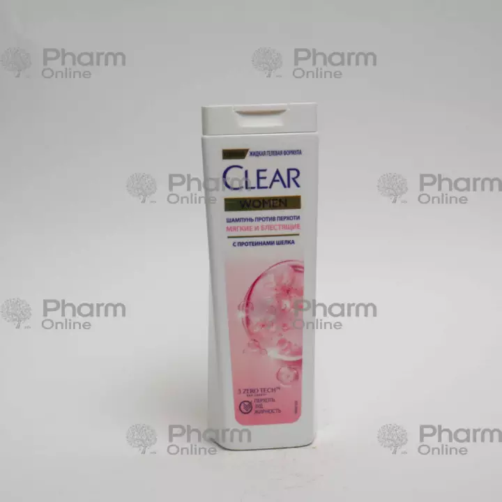 Klear qadin. Kəpək əleyhinə şampun yumşaq və ipək zülalları ilə parlaq (5114) 180 ml (Kosmetika)
