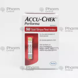 Strip qlükometr üçün Accu-chek" Performa № 50 (1991) (Digər) (<>) (Almaniya)