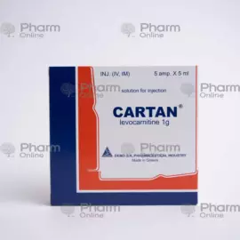 Kartan 5 ml – sinir sistemi və qan dövranı üçün istifadə edilən inyeksiya ampulu