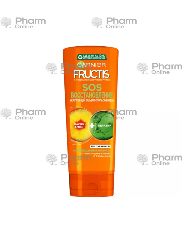 Garnier Fructis balm SOS restored, with amla oil + keratin (5988) 387 ml