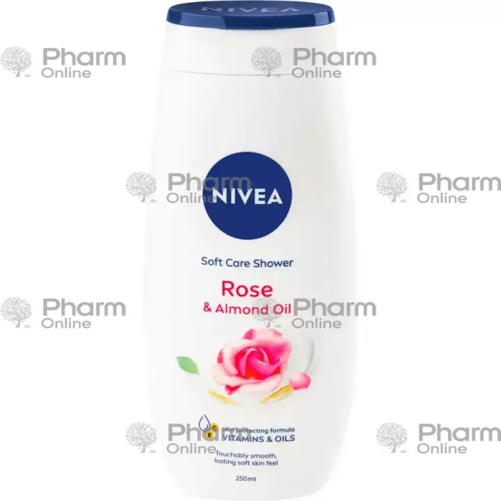 Nivea duş geli kremi və badam yağı ilə qızılgül 250 ml (Almaniya)