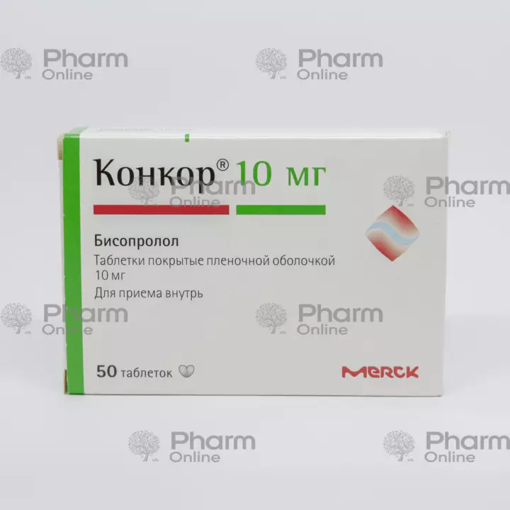 Concor 10 mg № 50 (Pills) (NycoMed) (Germany)
