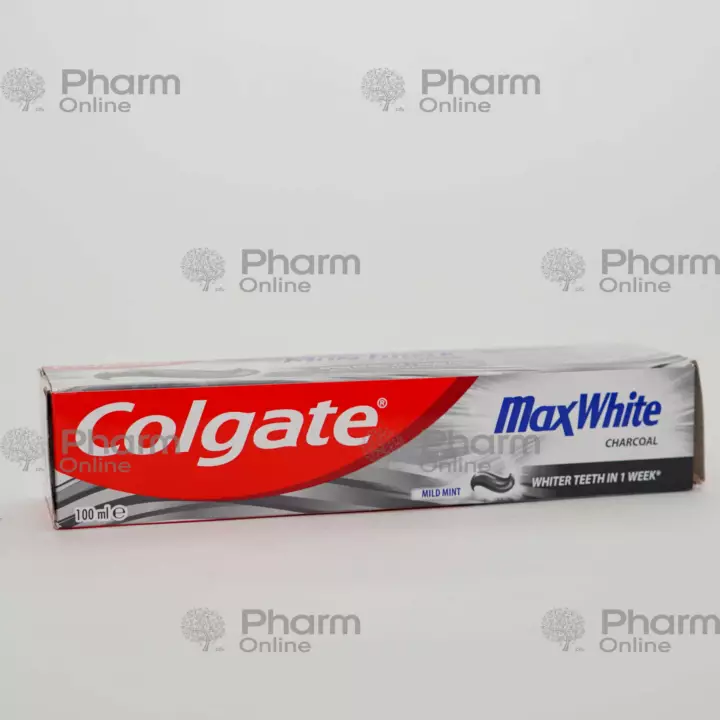 Colgate "Max White" with charcoal (7289) 100 ml (Russia)