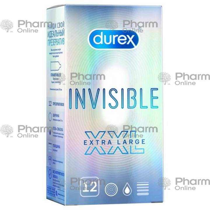 Condom Durex Invisible XXL № 12