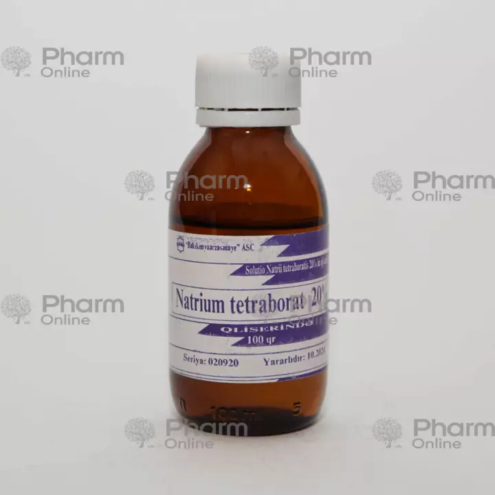 Borax in glycerol 20% 100 ml (Solution) (Bakıkimyaəczasənayə) (Azerbaijan)####