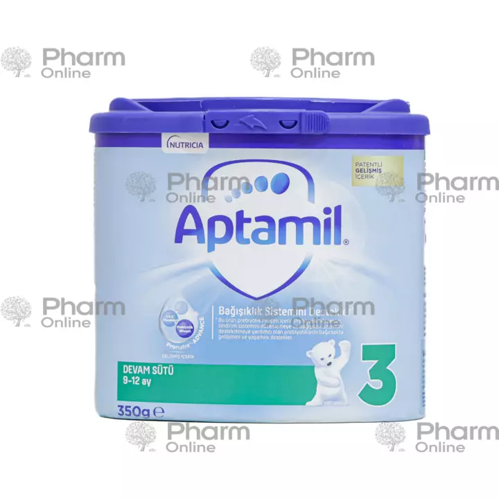 Детское питание Аптамил-3   с 9 мес.(0545)   350 гр (Дет/пит.) (<>) (Турция)