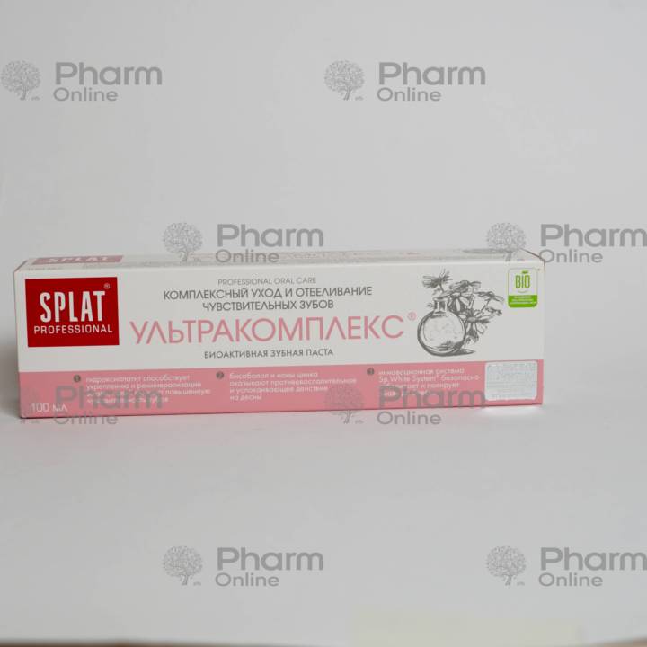 Toothpaste Splat (5002-1078) professional ultracomplex 100 gr (Toothpaste) (<>) (Russia)