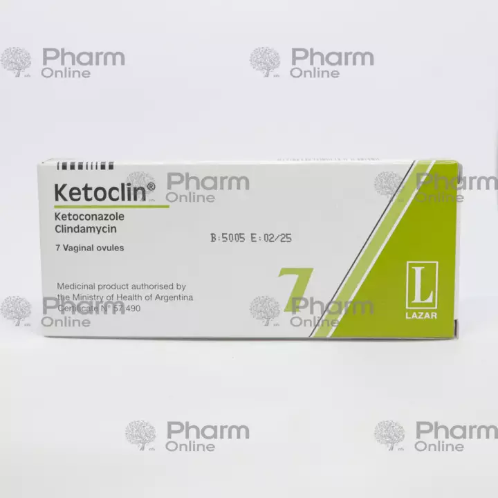 Ketoklin (100 + 400) mq № 7 (Vag.sup.) (Dr.Lazar y Cia. S.A.Q. e I.) (Argentina)