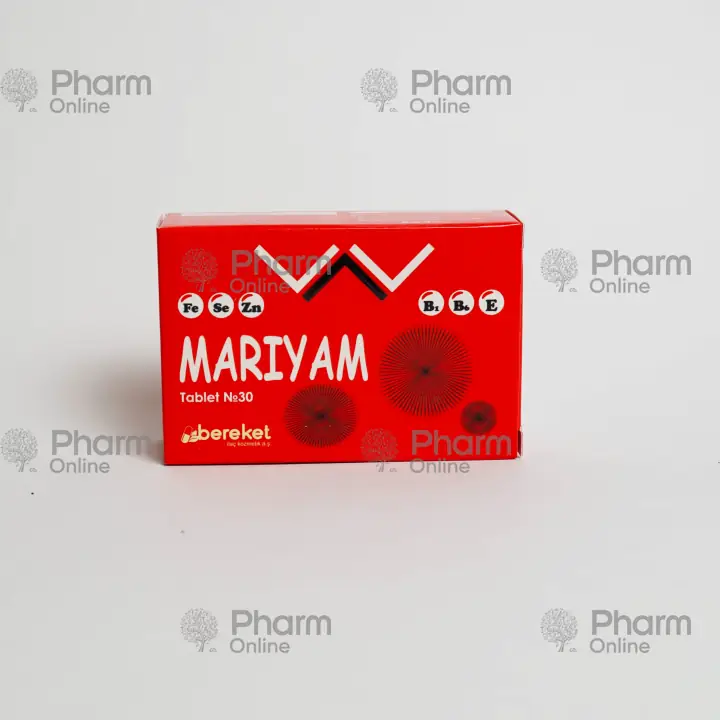 Mariyam № 30 (Pills) (Bereket İlac Kozmetik) (Turkey)