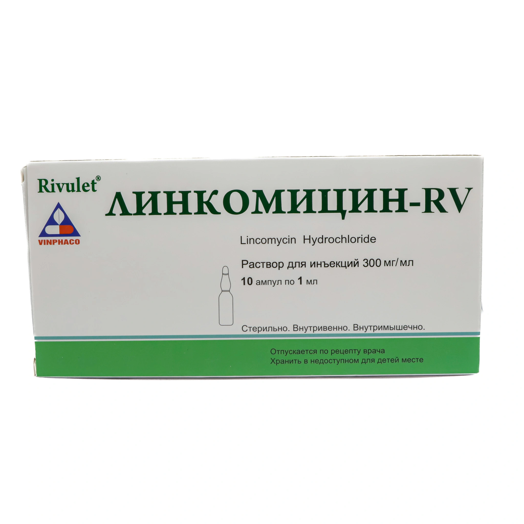 Linkomisin-RV 1 ml № 10 (Ampulalar) (Vinh Phuc) (Vyetnam)