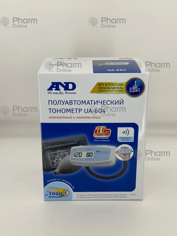 Elektron tonometr AND  UA-604 (yarı avtomatik) (Yaponiya)