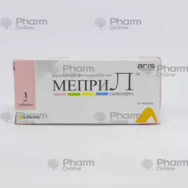 Меприл 1 мг 30 таблеток – малодозовое лекарство от артериального давления