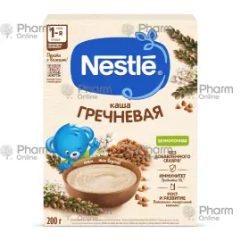 Uşaq qidası Nestle sıyığı 6 aylıq qarabaşaq yarması südsüz, az allergen (1047) 200 qr