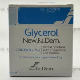 Glycerolo 3 gr № 6  (Microclyster) (New.Fa.Dem) (Italy)
